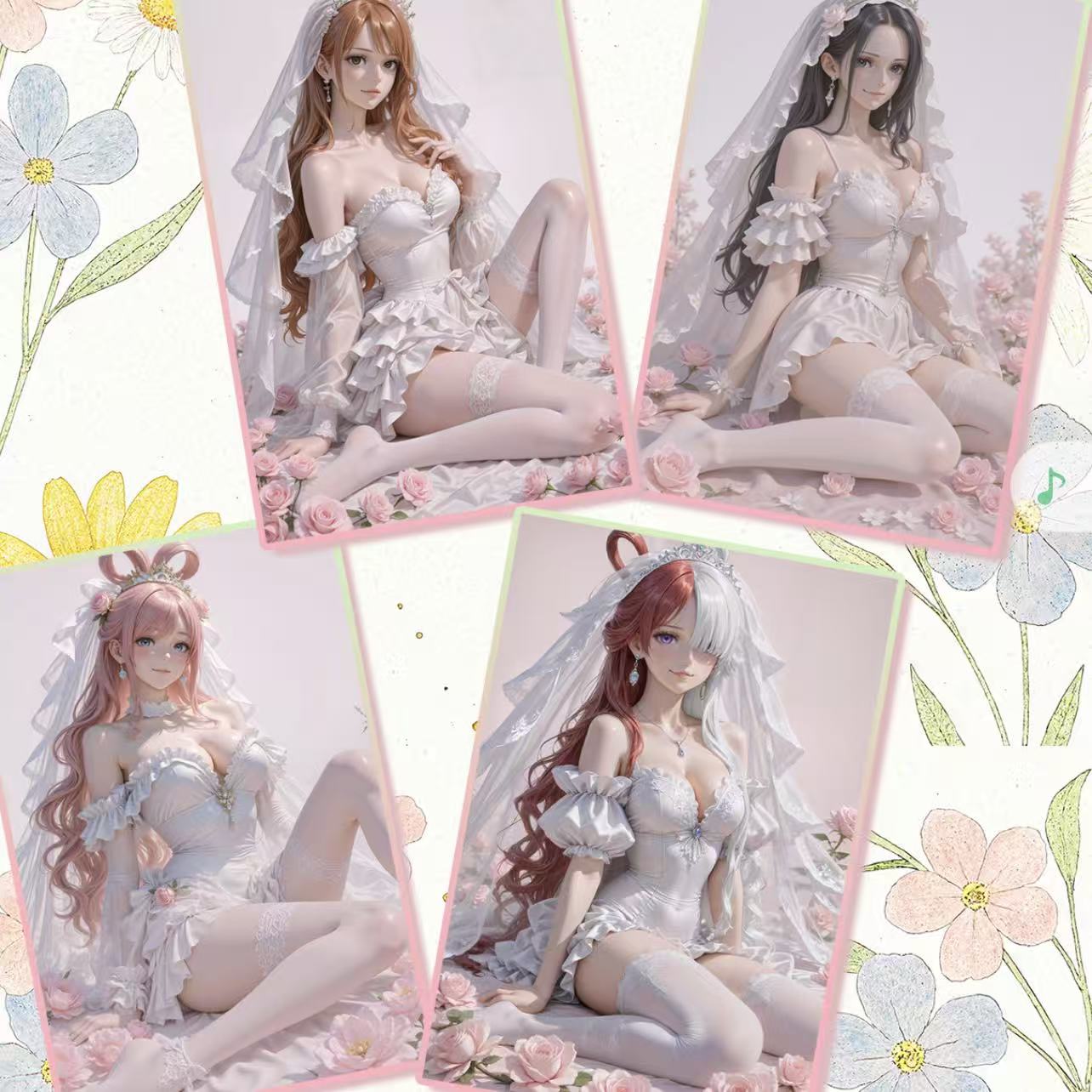 YunMeng One Piece game card color paper