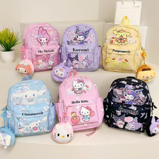 A007  Cartoon   backpack  ( fill the bag up )