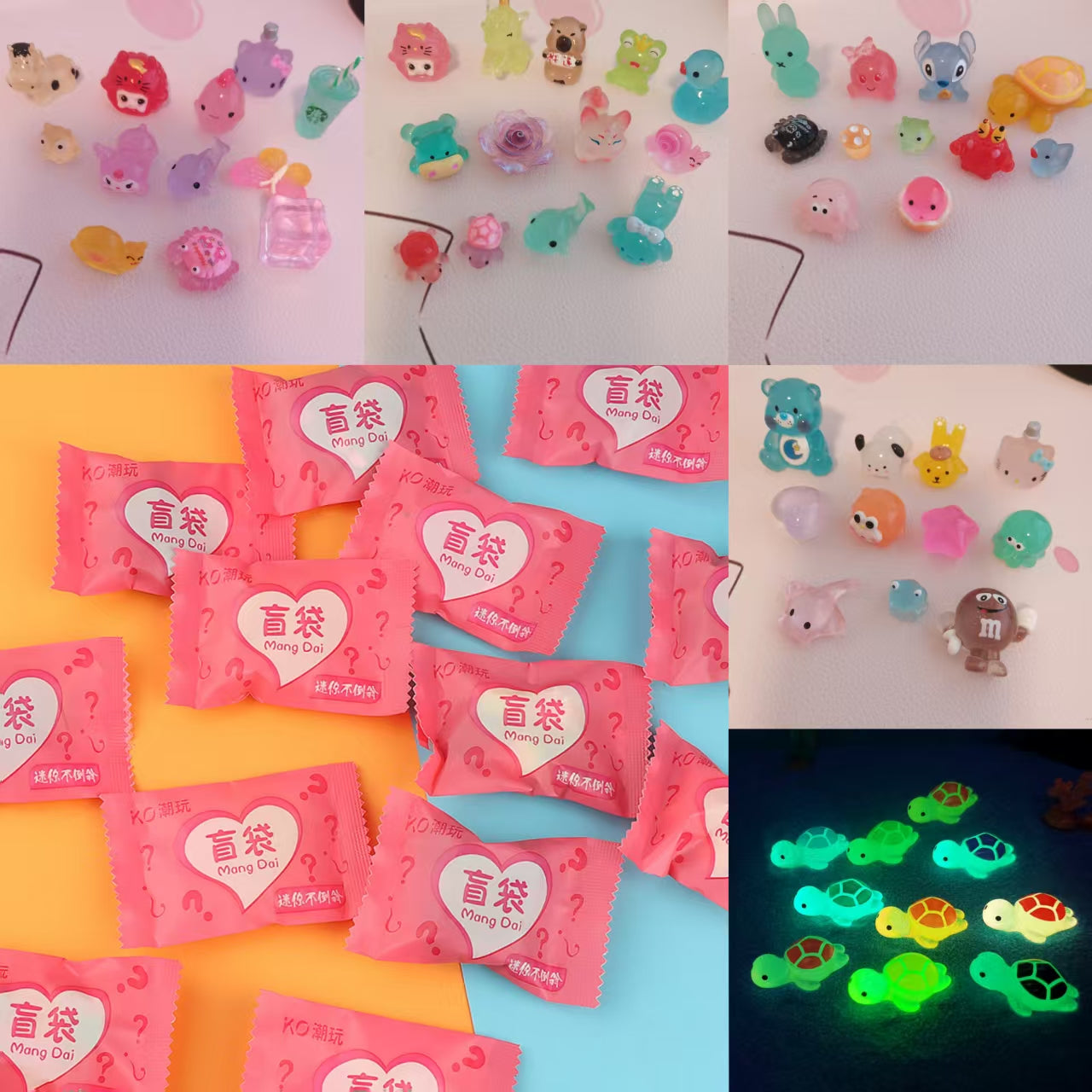 A003  Mystery bags ( mix luminous charms )